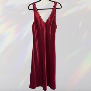 Jones New York Burgundy Slip Nightgown